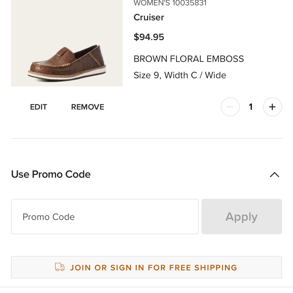 Cruiser Brown Floral Emboss Men's Shoes